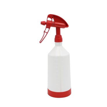 De Witte 2-Way Tex Spray Sprühflasche 360°, mit FKM-Dichtung Fassungsvermögen: 1000 ml, Farbe: Rot - Bild-Darstellung des Produktes 1