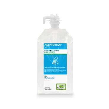 Dr. Schumacher ASEPTOMAN® med Händedesinfektion 700 ml - Beutel, ESH Vacu-Bag - Bild-Darstellung des Produktes 1
