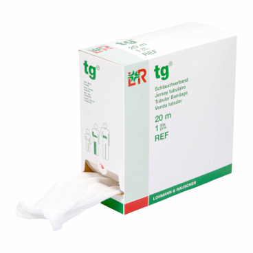 tg® Schlauchverband, weiß, 20 m 1 Stück, Gr. 9 (8,5 cm) für Oberschenkel, Kopf, Achselhöhle - Bild-Darstellung des Produktes 1