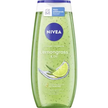 NIVEA Duschgel Lemongrass & Oil, Pflegeperlen 250 ml - Flasche - Bild-Darstellung des Produktes 1