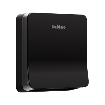 Satino Falthandtuchspender Interfold S, PT2 kompatibel Farbe: schwarz - Bild-Darstellung des Produktes 1
