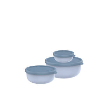 Mepal Lumina 2.0 Vorratsdosen-Set, 3-teilig Farbe: nordic blue - Bild-Darstellung des Produktes 1