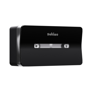 Satino Jumbo Doppel Toilettenpapierspender, CF2 kompatibel Farbe: schwarz - Bild-Darstellung des Produktes 1