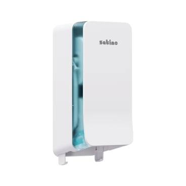 Satino System Doppelrollen Toilettenpapierspender, JT3 kompatibel Farbe: weiß - Bild-Darstellung des Produktes 1