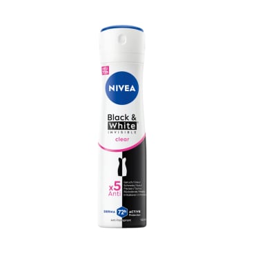 NIVEA Deo Anti-Transpirant Spray, 150 ml Invisible for Black & White Clear - Bild-Darstellung des Produktes 1