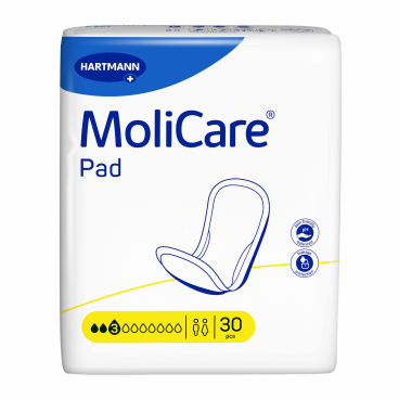 MoliCare® Pad Inkontinenzeinlagen für Erwachsene, 3 Tropfen 1 Packung - 30 Stück - Bild-Darstellung des Produktes 1