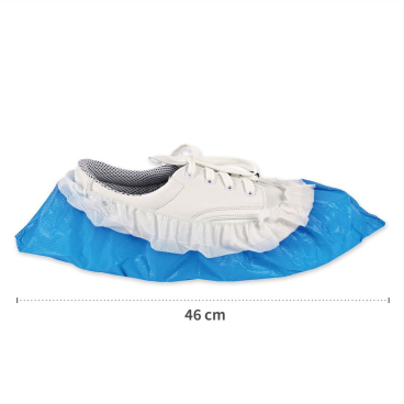 HYGOSTAR® Überschuhe ohne Clips für Hygomat Clipless, PP/CPE 1 Packung = 100 Stück, Länge: 46 cm, Höhe 15 cm  - Bild-Darstellung des Produktes 1