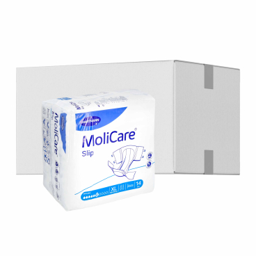 MoliCare® Slip extra plus Inkontinenzslip, 6 Tropfen 1 Karton = 4 Packungen à 14 Stück, Größe XL (Umfang 150-175 cm) - Bild-Darstellung des Produktes 1