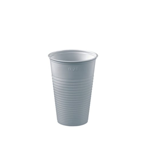 Papstar Trinkbecher 0,2 Liter, PS, weiß