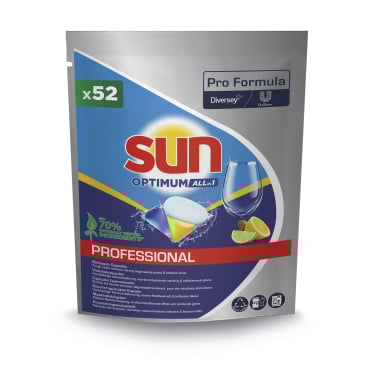 Sun Optimum All-in-1 Professional Kapseln, Spülmaschinentabs 1 Packung = 52 Tabs - Bild-Darstellung des Produktes 1