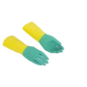Vileda Professionell HeavyWeight Latexhandschuhe, grün 1 Paar, Größe L - Bild-Darstellung des Produktes 1