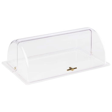 APS GN 1/1 Rolltophaube, H: 19 cm, goldener Griff 1 Stück - Bild-Darstellung des Produktes 1