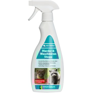 HOTREGA® Marder und Waschbären Stopp, gebrauchsfertig 500 ml - Flasche - Bild-Darstellung des Produktes 1