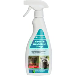 HOTREGA® GmbH HOTREGA® Marder und Waschbären Stopp, gebrauchsfertig, Fernhaltespray zum Schutz vor Verunreinigung und Schäden durch Wildtiere, 500 ml - Flasche H 210 661-05GF