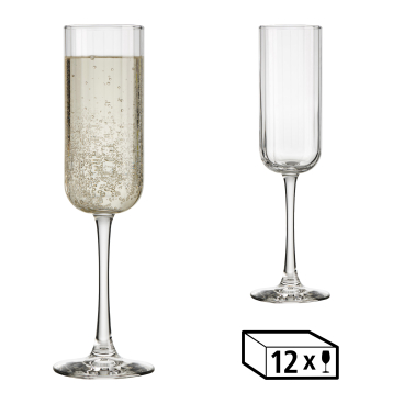 LIBBEY Sektglas LINEAR, 222 ml 1 Karton = 12 Stück - Bild-Darstellung des Produktes 1