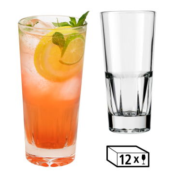 LIBBEY Trinkglas GALLERY 340 ml, Maße (Ø x H): 7,5 x 16 cm, 1 Karton = 12 Stück - Bild-Darstellung des Produktes 1