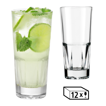 LIBBEY Trinkglas GALLERY 399 ml, Maße (Ø x H): 8 x 16,5 cm, 1 Karton = 12 Stück - Bild-Darstellung des Produktes 1