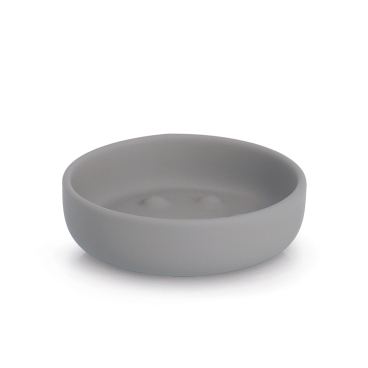 Zeller Seifenschale, aus Keramik, grau Maße (Ø x H): 11,2 x 3,3 cm - Bild-Darstellung des Produktes 1