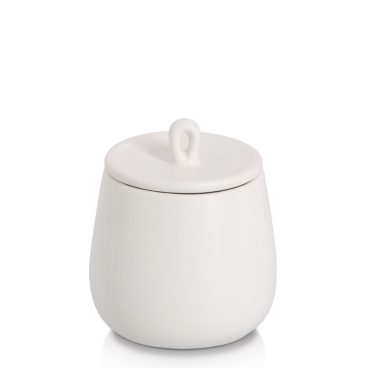 Zeller Gewürzdose, aus Keramik, 220 ml Farbe: weiß - Bild-Darstellung des Produktes 1