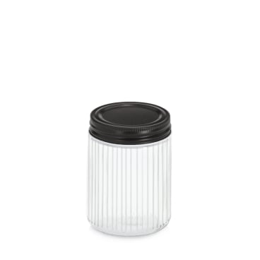 Zeller Vorratsglas, aus Glas mit Metalldeckel, luftdicht Maße (Ø x H): 7,5 x 10 cm - Bild-Darstellung des Produktes 1