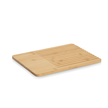 Zeller Brot- und Schneidebrett mit Rillen aus FSC® 100 % Bambus Maße (L x B x H): 33 x 25 x 1,2 cm - Bild-Darstellung des Produktes 1
