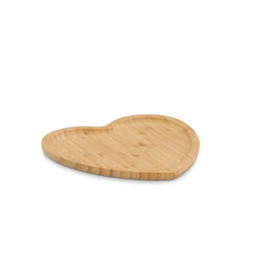 Zeller Serviertablett „Herz“ aus FSC® 100 % Bambus Maße (L x B): 20,5 x 21 cm - Bild-Darstellung des Produktes 1