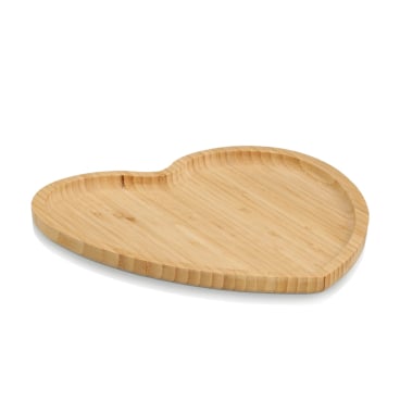 Zeller Serviertablett „Herz“ aus FSC® 100 % Bambus Maße (L x B): 27 x 25 cm - Bild-Darstellung des Produktes 1