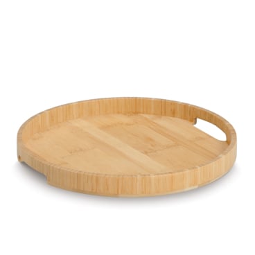 Zeller Serviertablett rund aus FSC® 100 % Bambus Maße (Ø x H): 32 x 3 cm - Bild-Darstellung des Produktes 1