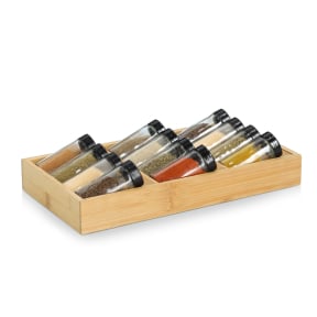 Zeller Gewrzeinsatz-Set, 13-teilig, Bambus/Glas Set = 6 Glser, 6 Deckel,  1 Box kaufen
