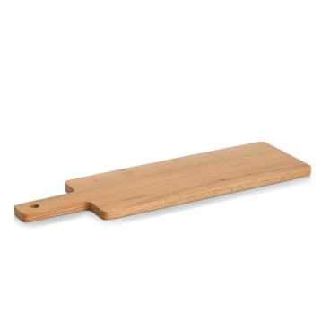 Zeller Schneide- und Servierbrett mit Griff, Eiche FSC® 100 % Maße (L x B x H): 50,8 x 15,3 x 1,5 cm - Bild-Darstellung des Produktes 1