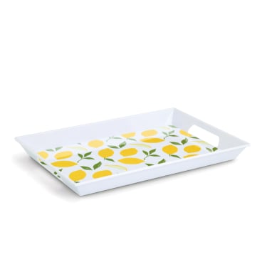 Zeller Serviertablett aus Melamin Maße: 50 x 34,8 x 4,7 cm, Variante: Lemons - Bild-Darstellung des Produktes 1