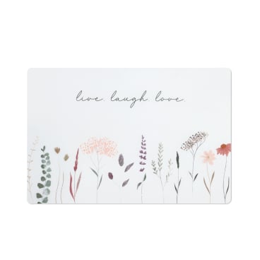 Zeller Platzset aus Kunststoff, 45 x 30 cm Variante: Flowers - Bild-Darstellung des Produktes 1