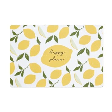 Zeller Platzset aus Kunststoff, 45 x 30 cm Variante: Lemons - Bild-Darstellung des Produktes 1