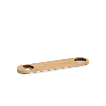 Zeller Flaschenöffner, aus Bambus und Edelstahl Maße (L x B): 17,8 x 4 cm - Bild-Darstellung des Produktes 1
