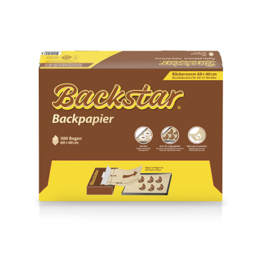 Backstar 300-Profi-Bogen Backpapier Maße (L x B): 60 x 40 cm, Bäckernorm - Bild-Darstellung des Produktes 1