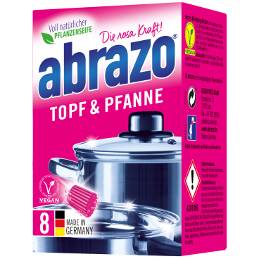 abrazo Topf & Pfanne Reinigungskissen 1 Packung = 8 Stück - Bild-Darstellung des Produktes 1