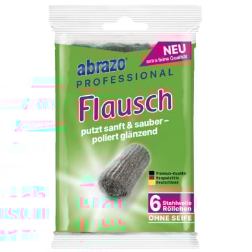 abrazo Flausch Stahlwolle 1 Packung = 6 Stück - Bild-Darstellung des Produktes 1