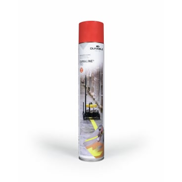 DURABLE Bodenmarkierungsspray DURALINE® 750, rot 1 Karton = 6 Flaschen à 750 ml - Bild-Darstellung des Produktes 1