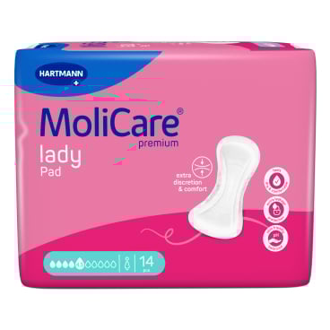 MoliCare® premium lady Pad Inkontinenzeinlagen 4,5 Tropfen, 1 Packung = 14 Einlagen - Bild-Darstellung des Produktes 1