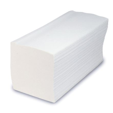 zetForm® Falthandtücher, weiß, W-Falz, 2-lagig, 22 x 32 cm 1 Karton = 20 Packungen à 160 Tücher - Bild-Darstellung des Produktes 1