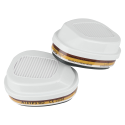 DS-SafetyWear Arbeitsschutzprodukte GmbH AirGuard Pro® Kombifilter A1E1P1 RD, mit Bajonett-Verschluss, Zuverlässiger Filter für maximale Sicherheit, 1 Karton = 25 Paar AGA1E1