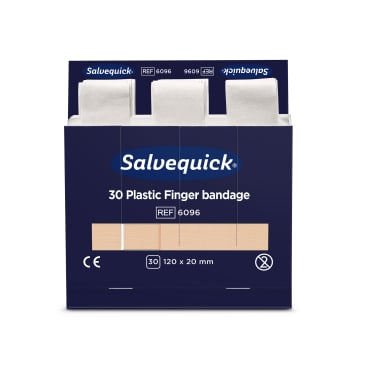 Cederroth Salvequick Fingerverband, wasserabweisend 1 Box = 6 x 30 Stück - Bild-Darstellung des Produktes 1