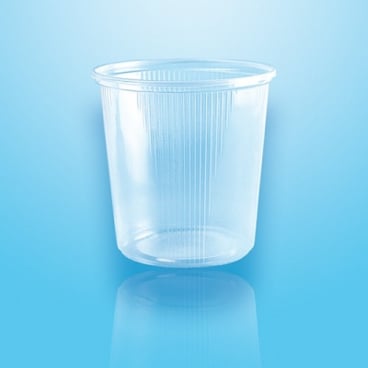 Verpackungsbecher mit Deckel PP rund 500 ml 1 Packung = 50 Stück - Bild-Darstellung des Produktes 1