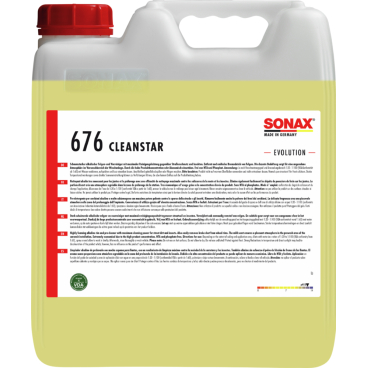 SONAX Cleanstar -EVOLUTION- Felgenreiniger, schaumaktiv 10 Liter - Kanister - Bild-Darstellung des Produktes 1