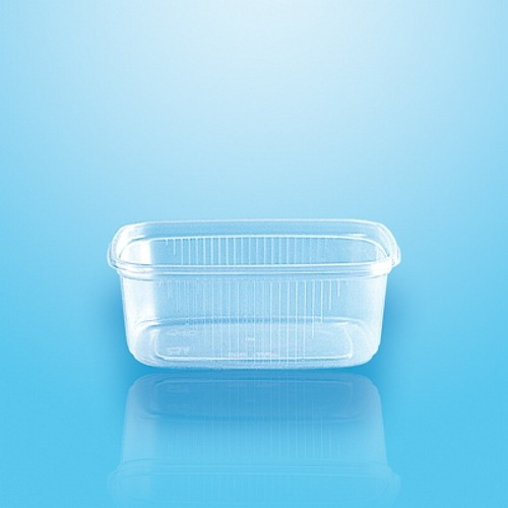 Verpackungsbecher mit Deckel PP eckig 200 ml
