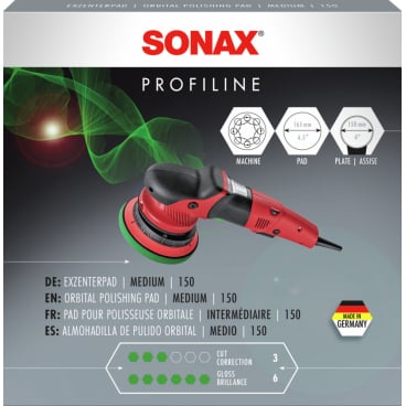 SONAX ExzenterPad medium, 150 mm 1 Stück - Bild-Darstellung des Produktes 1