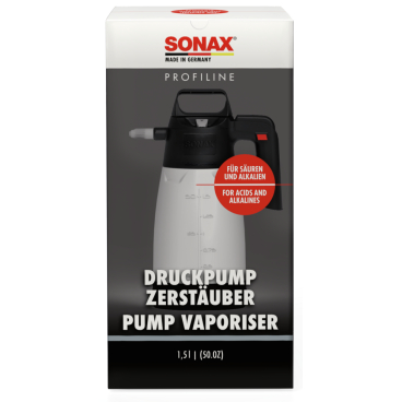 SONAX Druckpumpzerstäuber für Säuren und Alkalien, 1,5 Liter 1 Stück - Bild-Darstellung des Produktes 1