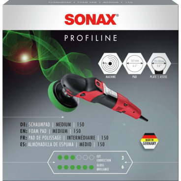 SONAX SchaumPad medium, 150 mm 1 Stück - Bild-Darstellung des Produktes 1