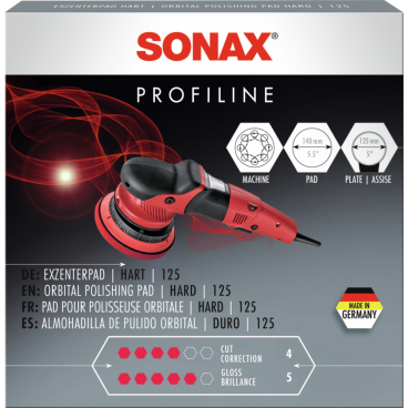 SONAX ExzenterPad hart, 125 mm 1 Stück - Bild-Darstellung des Produktes 1