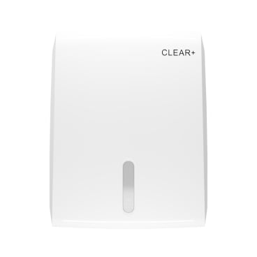 CWS Clear plus Falthandtuchspender, weiß Farbe: weiß - Bild-Darstellung des Produktes 1